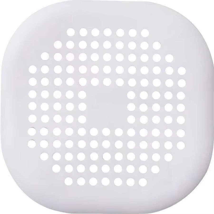 כיסוי ניקוז סיליקון מרובע, מסנן שיער לניקוז חדר אמבטיה