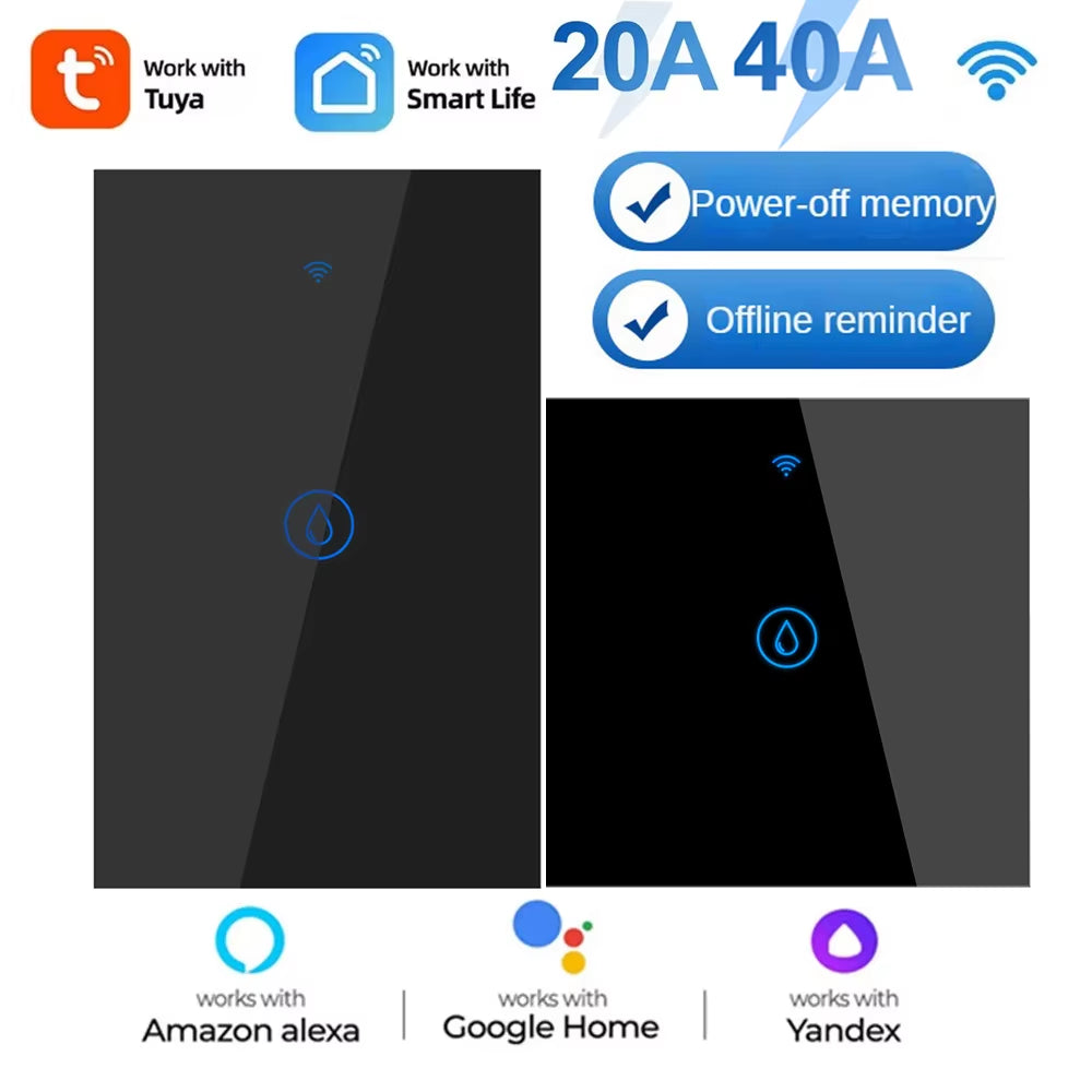 Wifiמתג חכם לדוד מים – שליטה מרחוק וחיסכון בחשמל