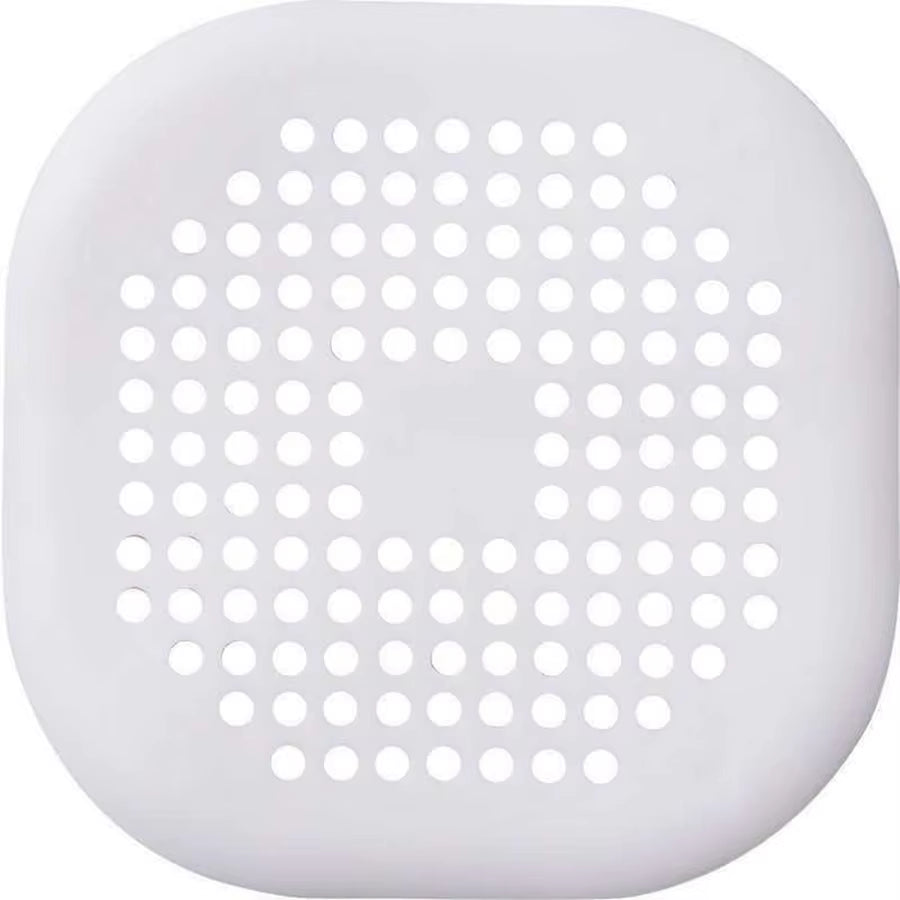 כיסוי ניקוז סיליקון מרובע, מסנן שיער לניקוז חדר אמבטיה